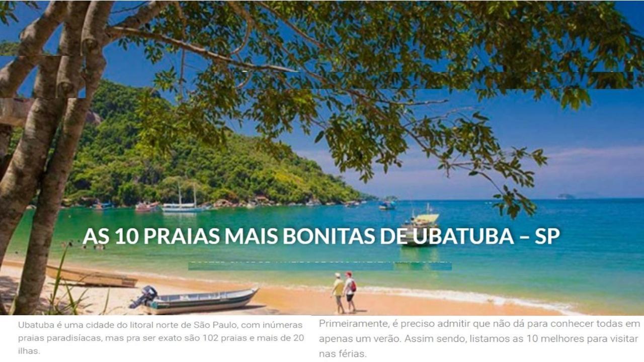 Apartamento Ubatuba - Praia Grande - 80M Da Praia - Ate 8 Pessoas - Praia Grande Ubatuba - 2 Quartos Zewnętrze zdjęcie